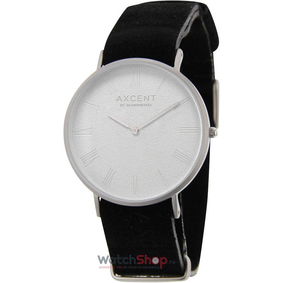 Ceas Axcent Casual Barbatesc CAREER X56703-01 Alb Quartz cu Comanda Online