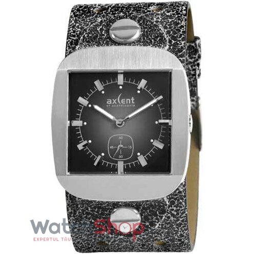 Ceas Axcent Casual Barbatesc ROCKER SLIM X10001-047 Negru Quartz cu Comanda Online