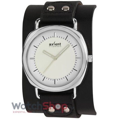 Ceas Axcent Casual Barbatesc WAKE X11601-137 Alb Quartz cu Comanda Online