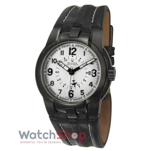 Ceas Barbatesc Casual Bulova Alb ACCUTRON 65B002 Eagle Pilot Automatic Original cu Comanda Online