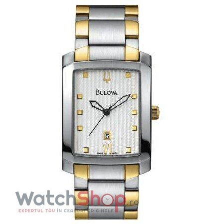 Ceas Barbatesc Casual Bulova Argintiu 65B000 Quartz Original cu Comanda Online