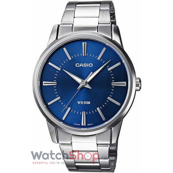 Ceas Casio Barbatesc Casual Albastru COLLECTION MTP-1303PD-2A Quartz Original cu Comanda Online