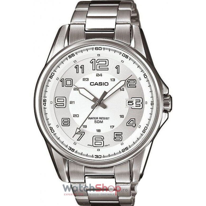 Ceas Barbatesc Casual Casio Argintiu MTP-1372D-7BVEF Quartz Original cu Comanda Online