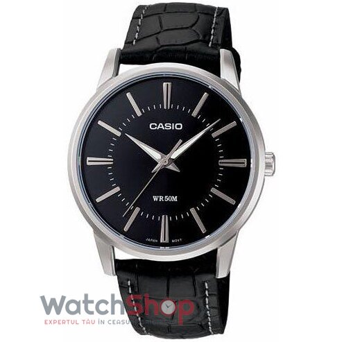 Ceas Barbatesc Casual Casio Negru COLLECTION MTP-1303PL-1A Quartz Original cu Comanda Online