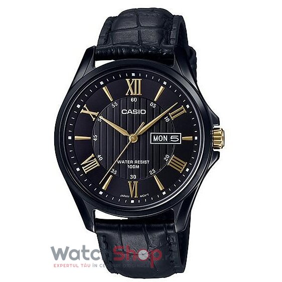 Ceas Casio Barbatesc Casual Negru MTP-1384BL-1AVDF Quartz Original cu Comanda Online