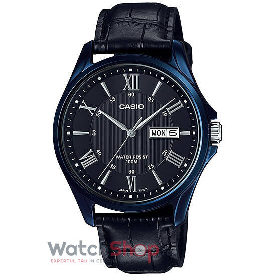 Ceas Barbatesc Casual Casio Negru MTP-1384BUL-1AVDF Quartz Original cu Comanda Online