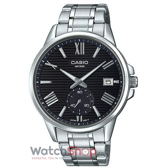 Ceas Casio Barbatesc Casual Negru MTP-EX100D-1AVDF Quartz Original cu Comanda Online