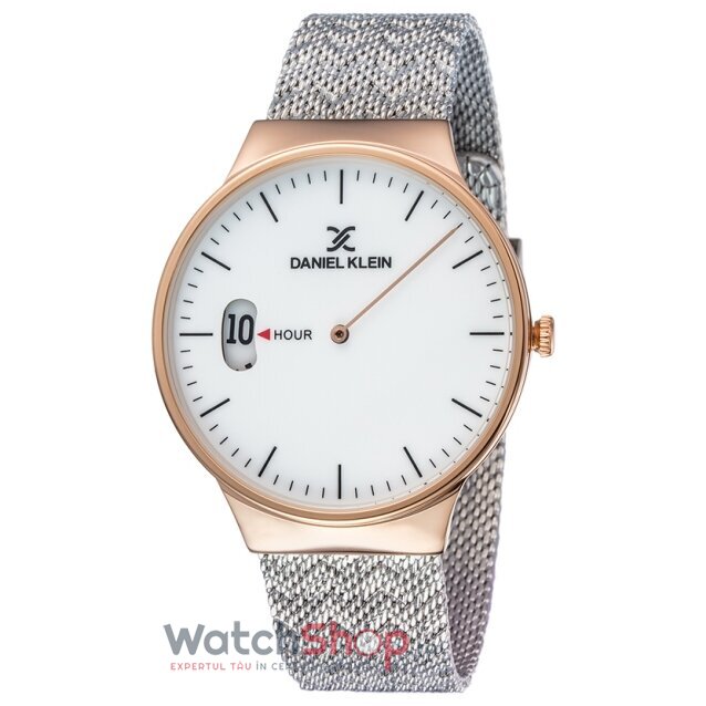 Ceas Daniel Klein Barbatesc Casual Alb Fiord DK11967-4 Quartz Original cu Comanda Online