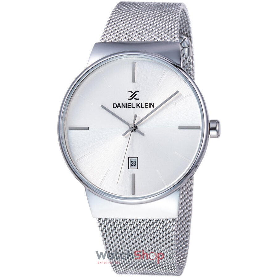 Ceas Barbatesc Casual Daniel Klein Argintiu Fiord DK11853-1 Quartz Original cu Comanda Online