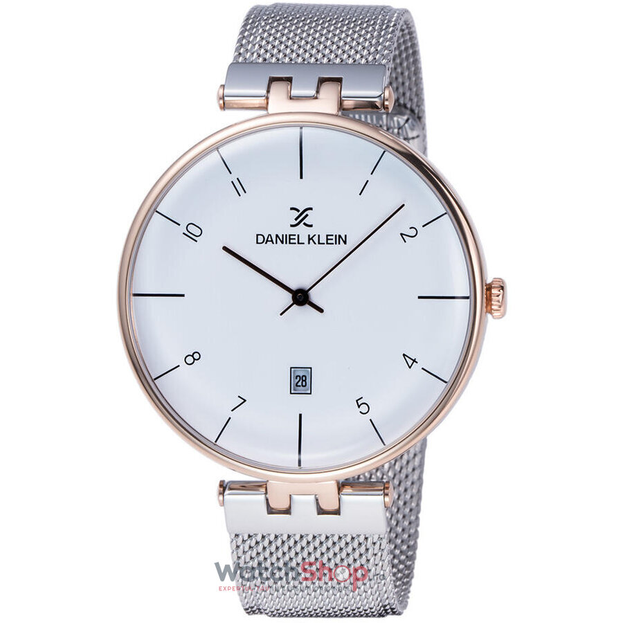 Ceas Barbatesc Casual Daniel Klein Argintiu Fiord DK11890-4 Quartz Original cu Comanda Online