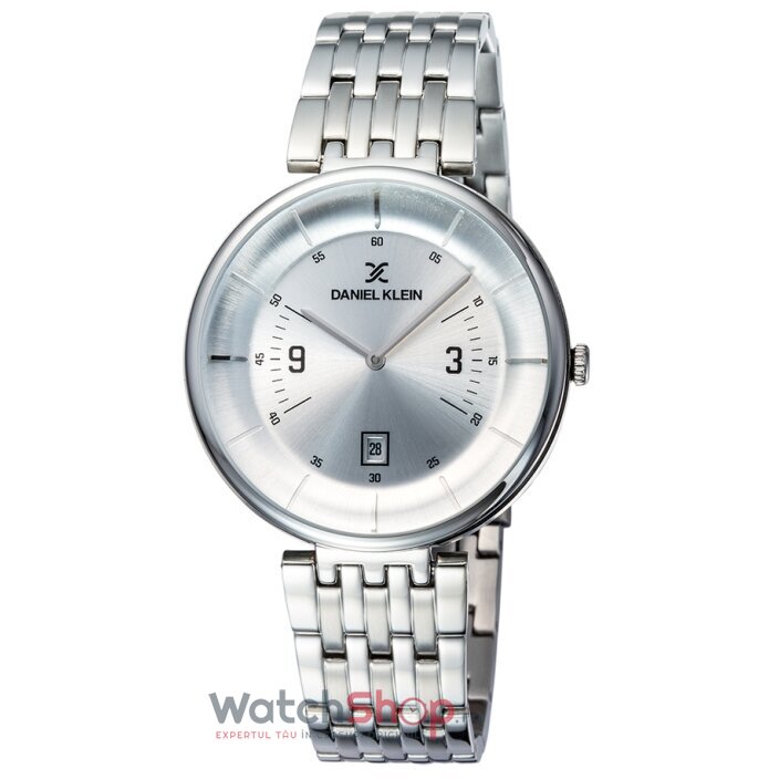 Ceas Daniel Klein Barbatesc Casual Argintiu Fiord DK11964-1 Quartz Original cu Comanda Online