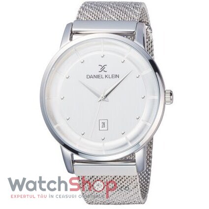 Ceas Daniel Klein Barbatesc Casual Argintiu Fiord DK11996-1 Quartz Original cu Comanda Online