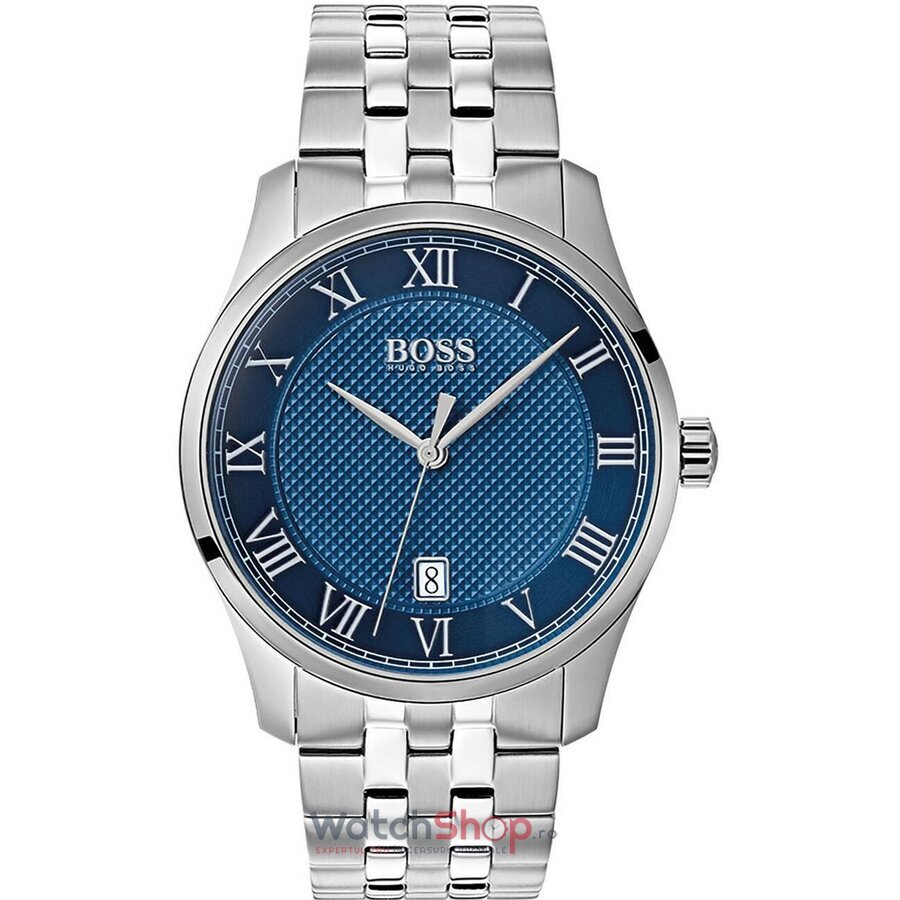 Ceas Hugo Boss Barbatesc Casual Albastru Master 1513602 Quartz Original cu Comanda Online