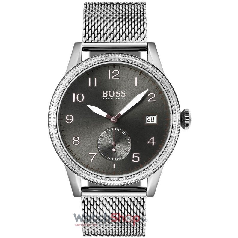 Ceas Hugo Boss Barbatesc Casual Gri Legacy 1513673 Quartz Original cu Comanda Online