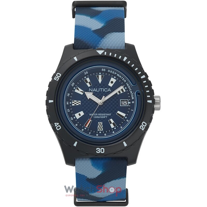 Ceas Nautica Barbatesc Casual Albastru SURFSIDE NAPSRF004 Quartz Original cu Comanda Online