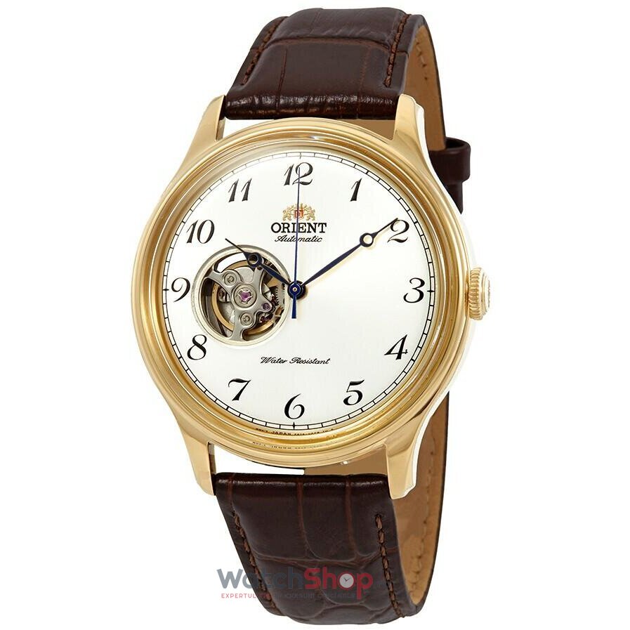 Ceas Barbatesc Casual Orient Alb BAMBINO RA-AG0013S Automatic Original cu Comanda Online