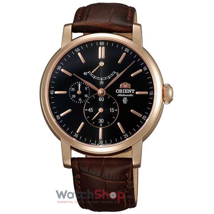 Ceas Barbatesc Casual Orient Negru POWER RESERVE FEZ09001B0 Automatic Original cu Comanda Online