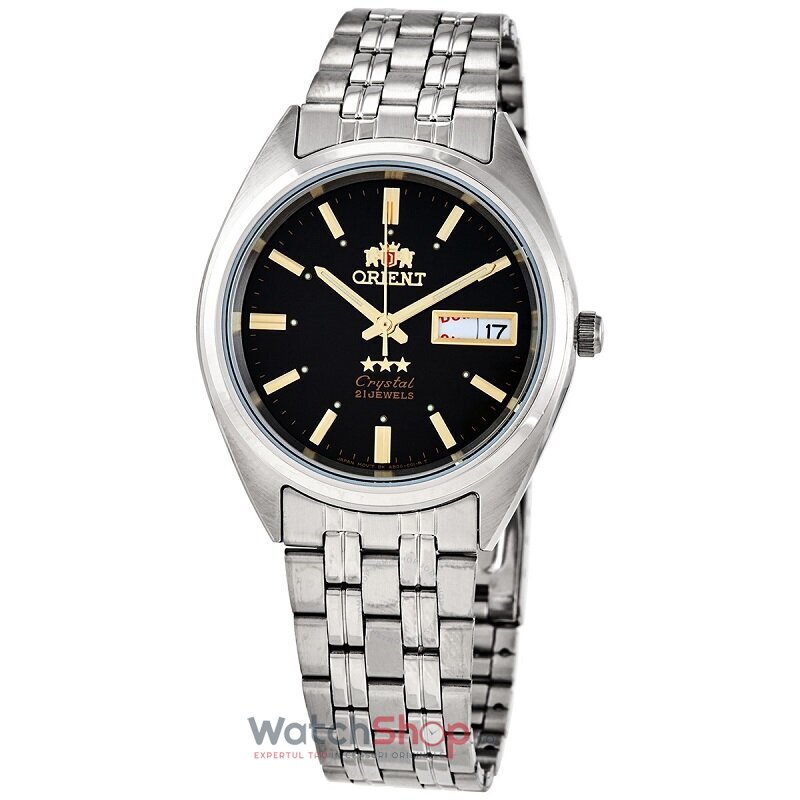 Ceas Barbatesc Casual Orient Negru THREE STAR FAB0000DB9 Automatic Original cu Comanda Online