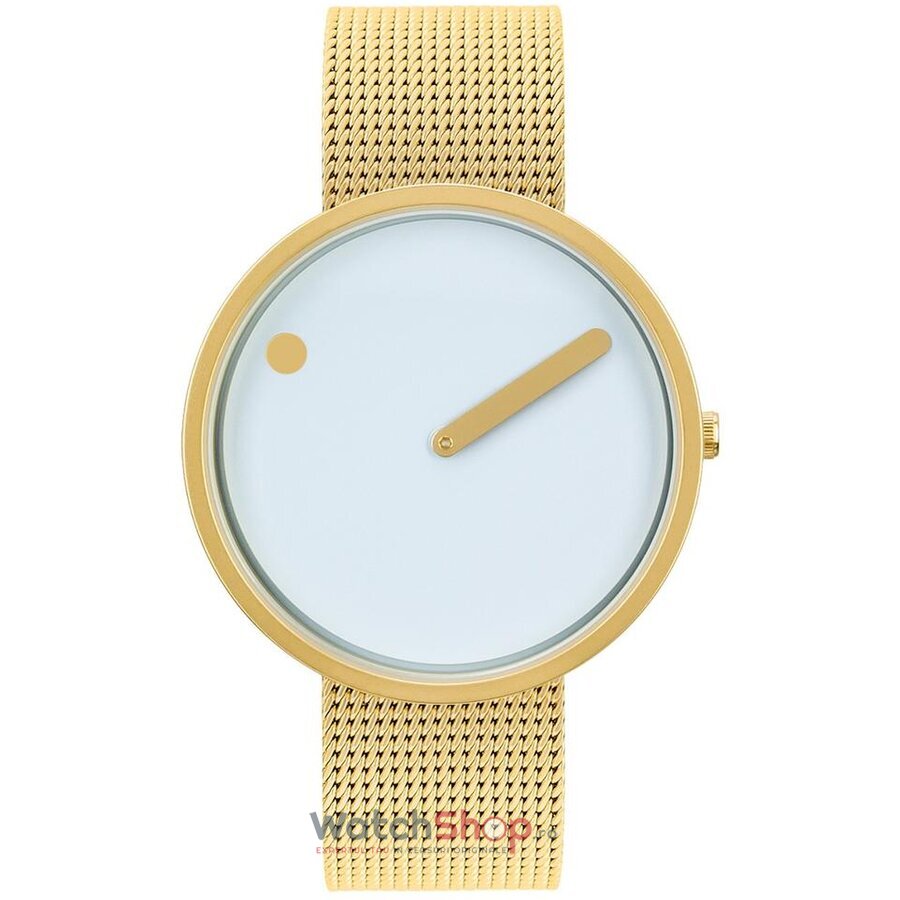 Ceas Barbatesc Casual PICTO Argintiu 43332-0920 Steel Mesh 40mm Quartz Original cu Comanda Online