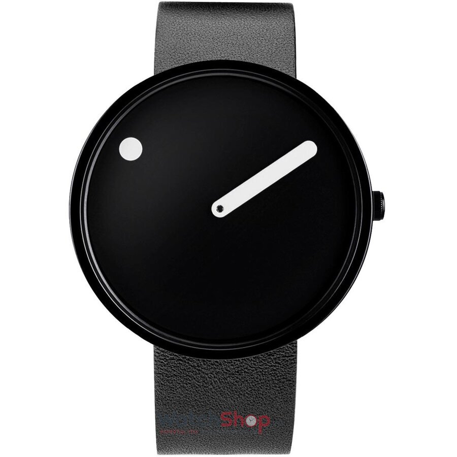 Ceas Barbatesc Casual PICTO Negru 43361-4120B Leather 40mm Quartz Original cu Comanda Online