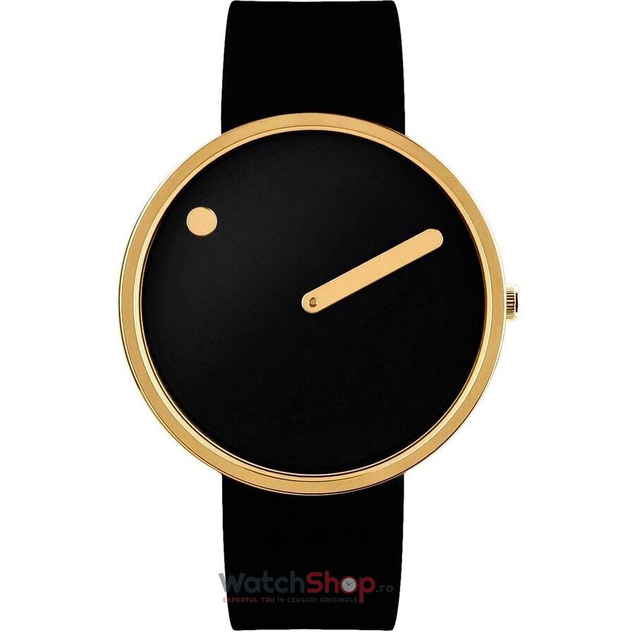 Ceas Barbatesc Casual PICTO Negru 43387-4120G Leather 40mm Quartz Original cu Comanda Online