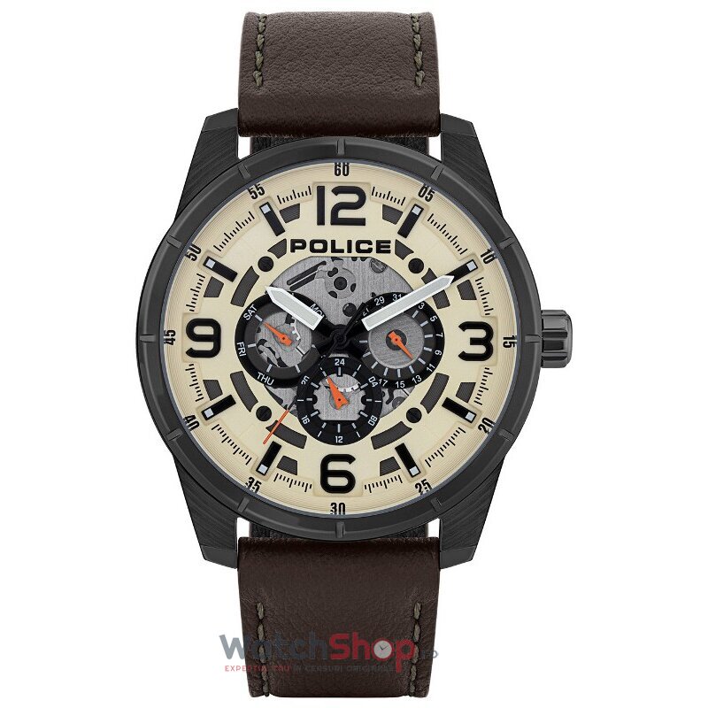 Ceas Police Barbatesc Casual Alb LAWRENCE PL15663JSU.14 Quartz Original cu Comanda Online