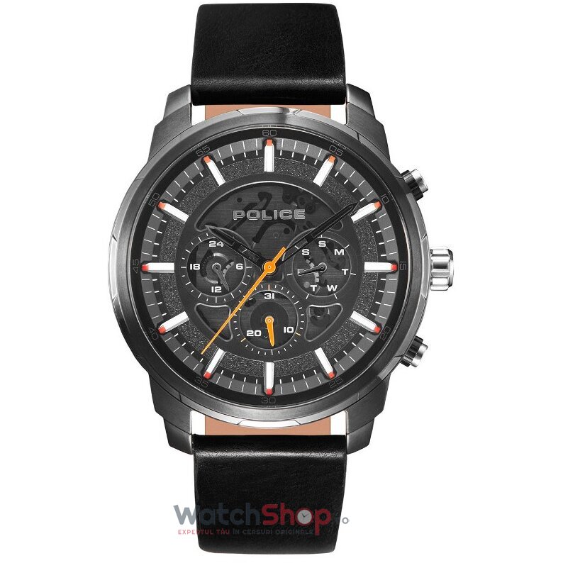 Ceas Police Barbatesc Casual Negru MOTHER PL15656JSU.02 Quartz Original cu Comanda Online