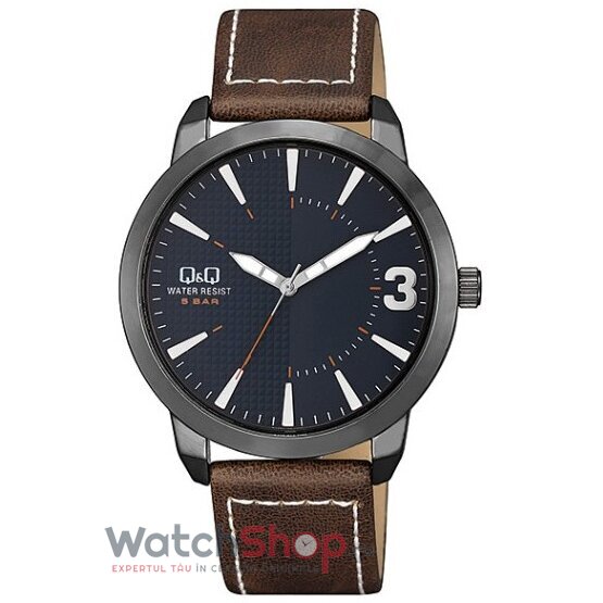 Ceas Barbatesc Casual Q&Q Albastru QA98J522Y Quartz Original cu Comanda Online