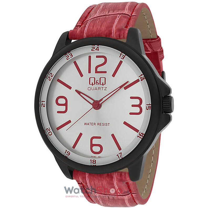 Ceas Barbatesc Casual Q&Q Argintiu STANDARD KW82J801Y Quartz Original cu Comanda Online