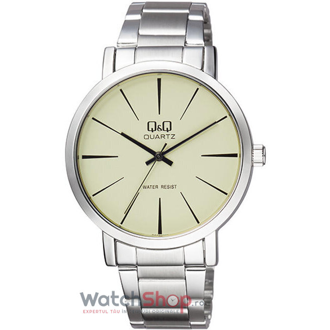 Ceas Q&Q Barbatesc Casual Bej Q892J202Y Quartz Original cu Comanda Online