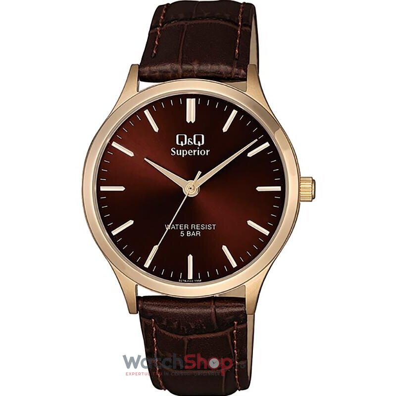 Ceas Barbatesc Casual Q&Q Maro Superior S278J102Y Quartz Original cu Comanda Online