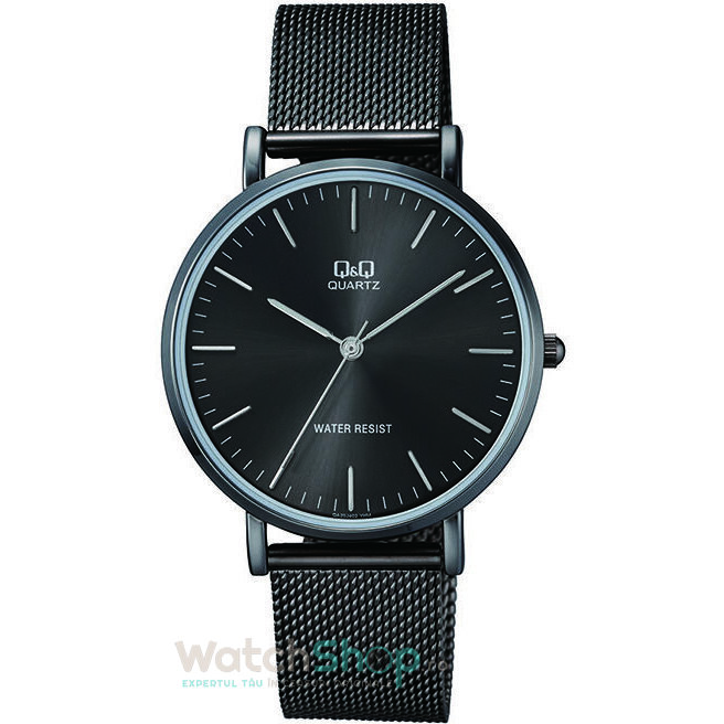 Ceas Barbatesc Casual Q&Q Negru Standard QA20J402Y Quartz Original cu Comanda Online