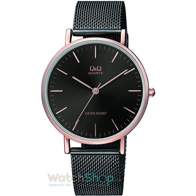 Ceas Barbatesc Casual Q&Q Negru Standard QA20J422Y Quartz Original cu Comanda Online