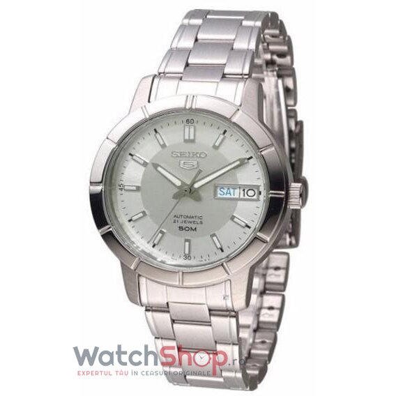 Ceas Barbatesc Casual Seiko Argintiu SEIKO 5 SNK899K1S Automatic Original cu Comanda Online