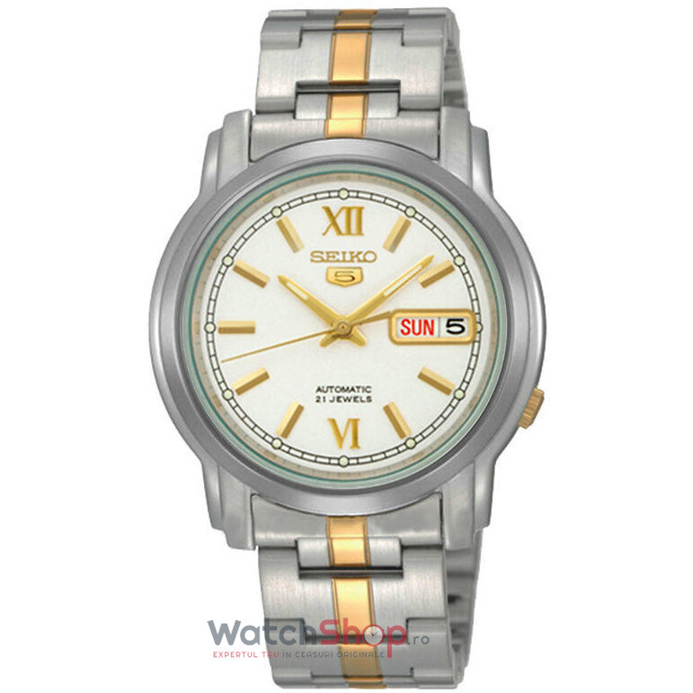 Ceas Seiko Barbatesc Casual Argintiu SEIKO 5 SNKK83K1 Automatic Original cu Comanda Online