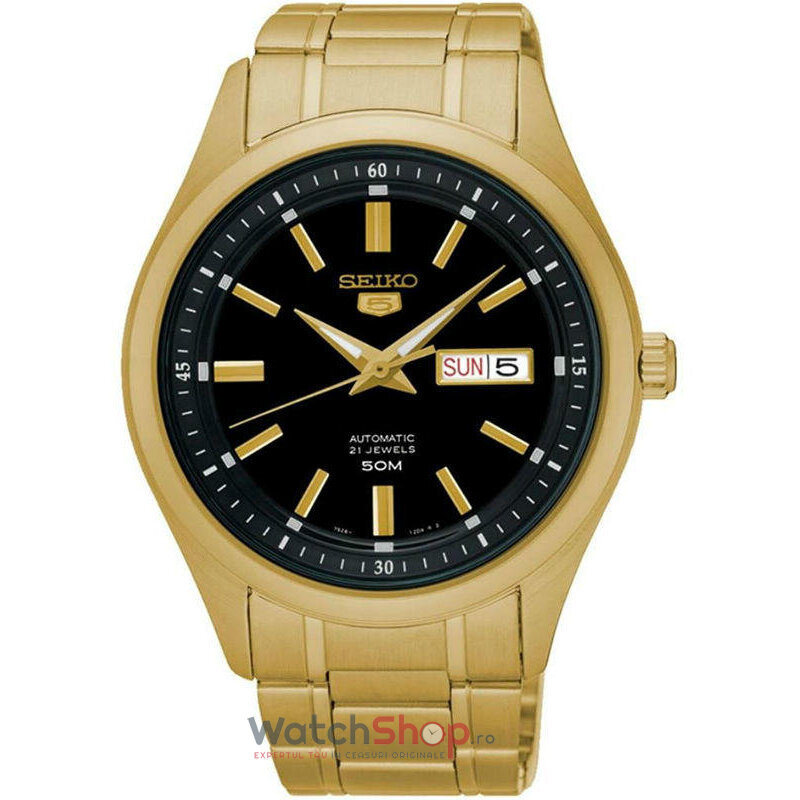 Ceas Seiko Barbatesc Casual Negru SEIKO 5 SNKN98K1 Automatic Original cu Comanda Online