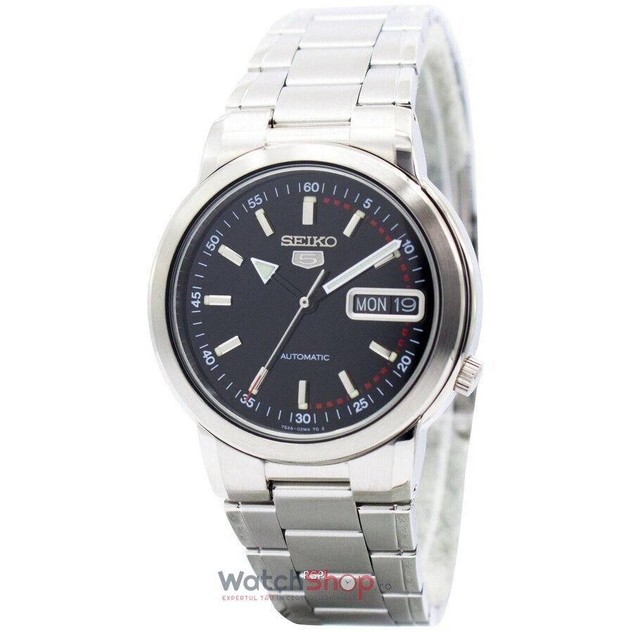 Ceas Barbatesc Casual Seiko Negru SEIKO 5 SNXE99 Automatic Original cu Comanda Online