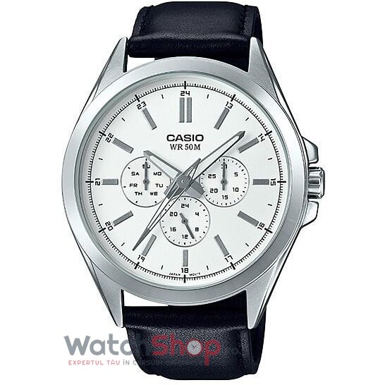 Ceas Barbatesc Casual-Sport Casio Alb MTP-SW300L-7AVDF Quartz Original cu Comanda Online