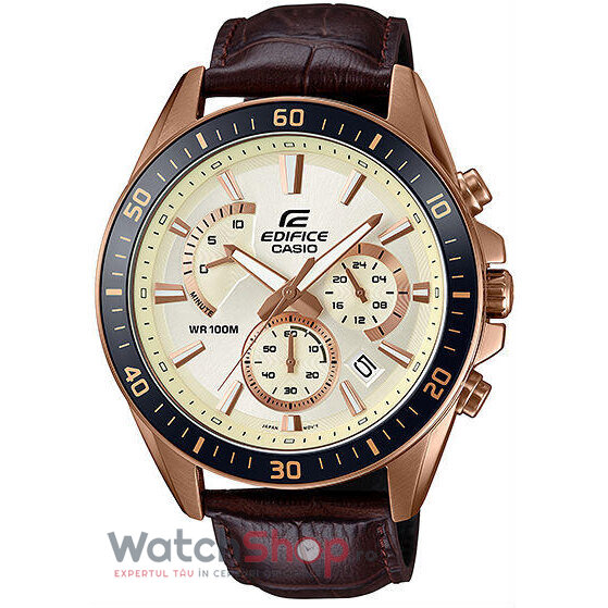 Ceas Barbatesc Casual-Sport Casio Argintiu EDIFICE EFR-552GL-7A Quartz Original cu Comanda Online