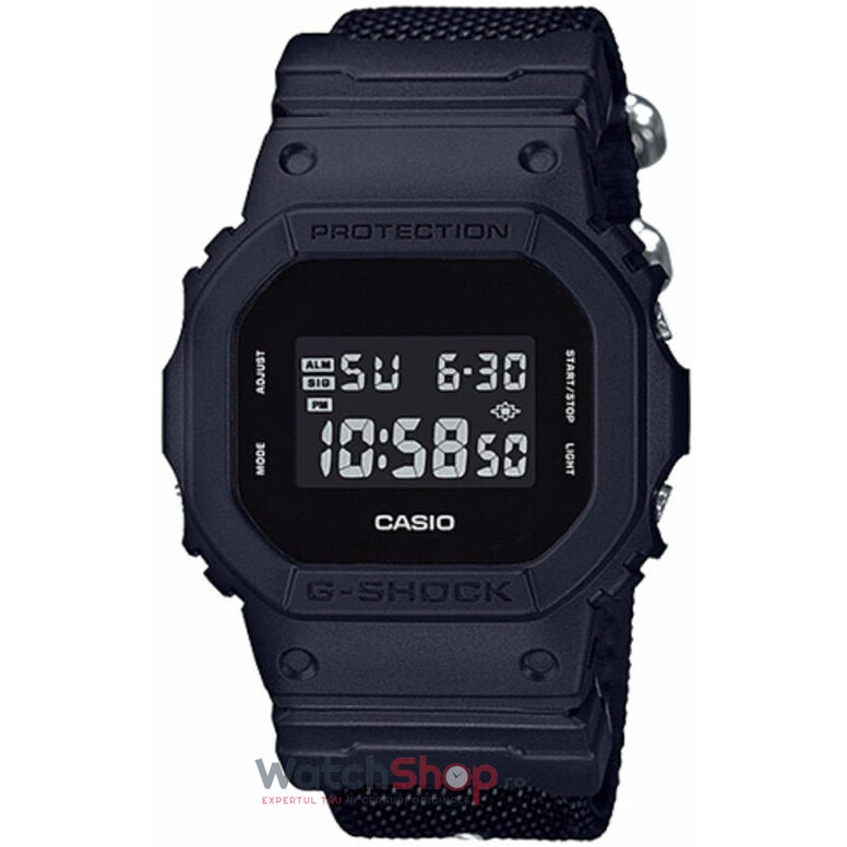 Ceas Barbatesc Casual-Sport Casio Negru G-SHOCK DW-5600BBN-1ER Quartz Original cu Comanda Online