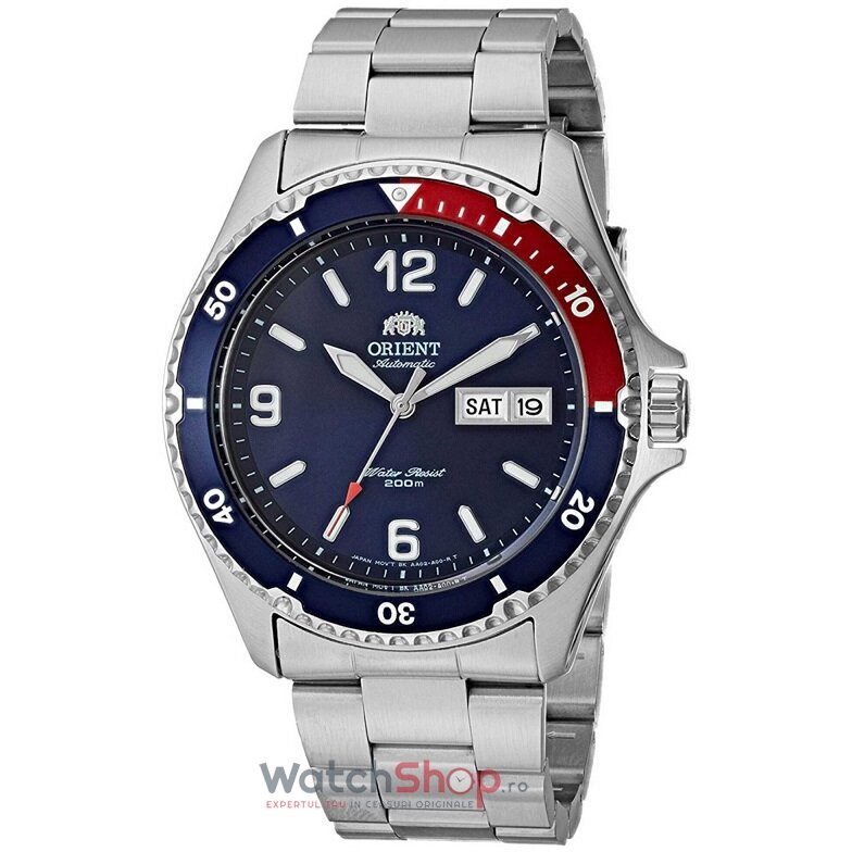 Ceas Barbatesc Casual-Sport Orient Albastru MAKO II FAA02009D9 Automatic Original cu Comanda Online