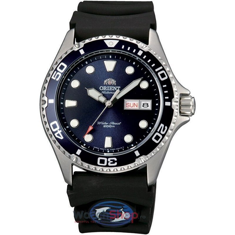 Ceas Orient Barbatesc Casual-Sport Albastru RAY II FAA02008D9 Automatic Original cu Comanda Online