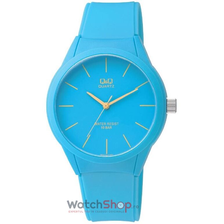 Ceas Barbatesc Casual-Sport Q&Q Albastru VR28J013Y Quartz Original cu Comanda Online