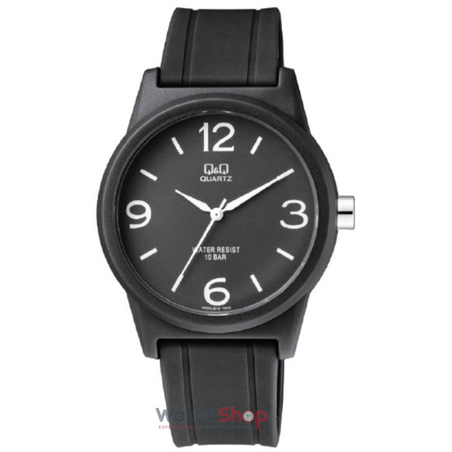 Ceas Barbatesc Casual-Sport Q&Q Negru VR35J019Y Quartz Original cu Comanda Online