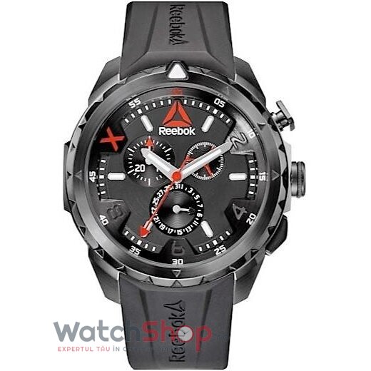 Ceas Barbatesc Casual-Sport Reebok Negru IMPACT RD-IMP-G6-SBIB-BB Chrono Quartz Original cu Comanda Online