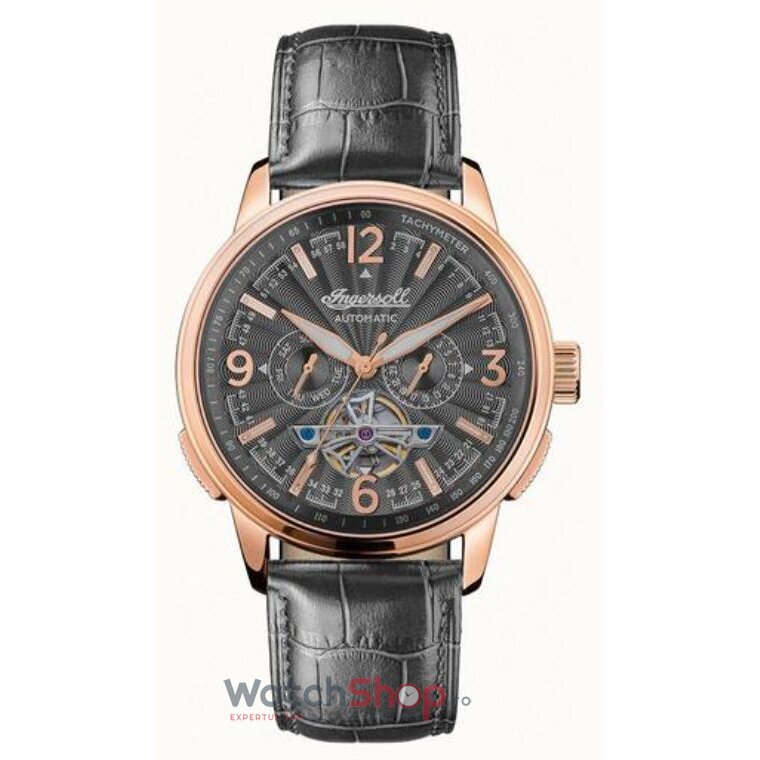 Ceas Ingersoll Barbatesc Elegant Negru THE REGENT I00302B Automatic Original cu Comanda Online