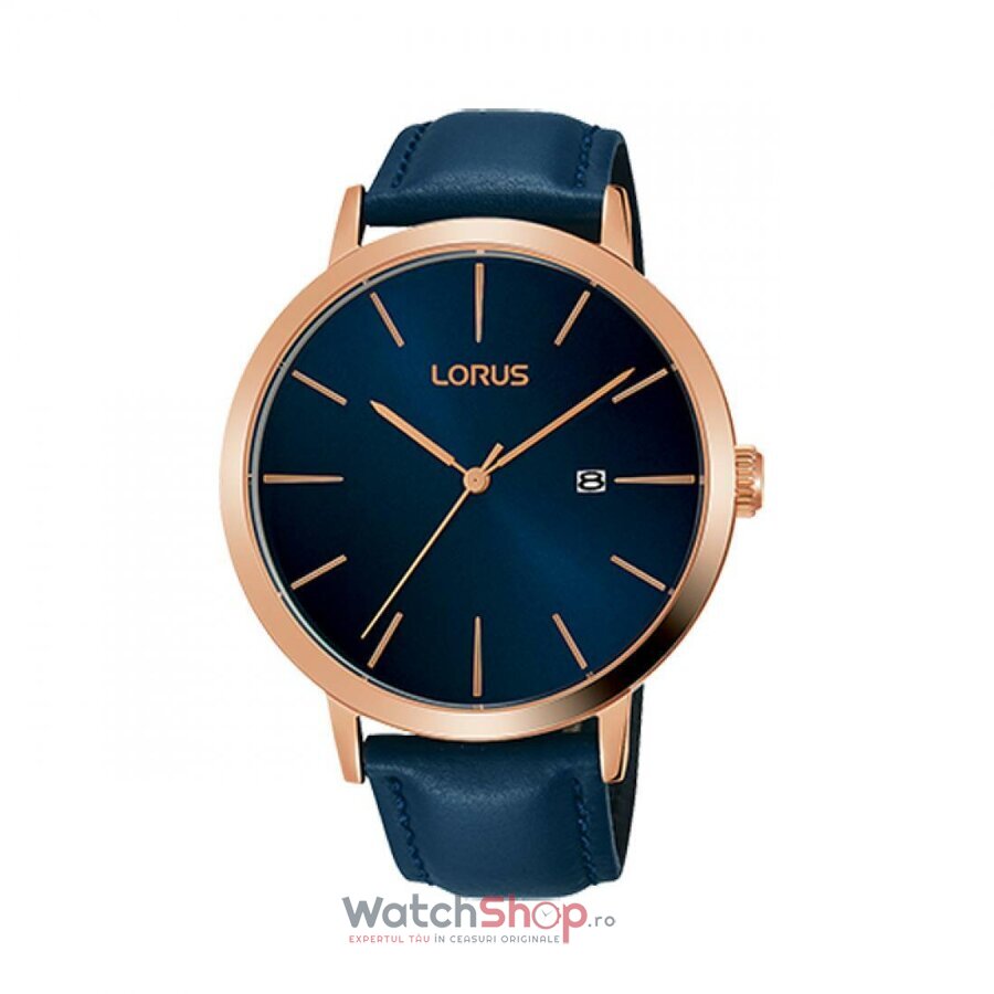 Ceas Lorus by Seiko Barbatesc Elegant Albastru Dress RH986JX-9 Quartz Original cu Comanda Online