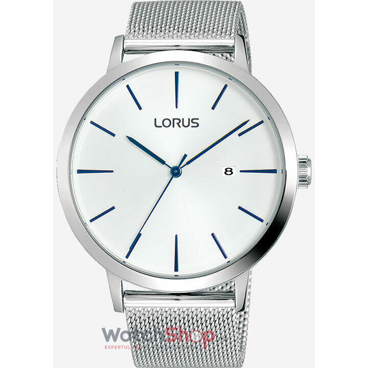 Ceas Lorus by Seiko Barbatesc Elegant Argintiu Dress RH985JX-9 Quartz Original cu Comanda Online