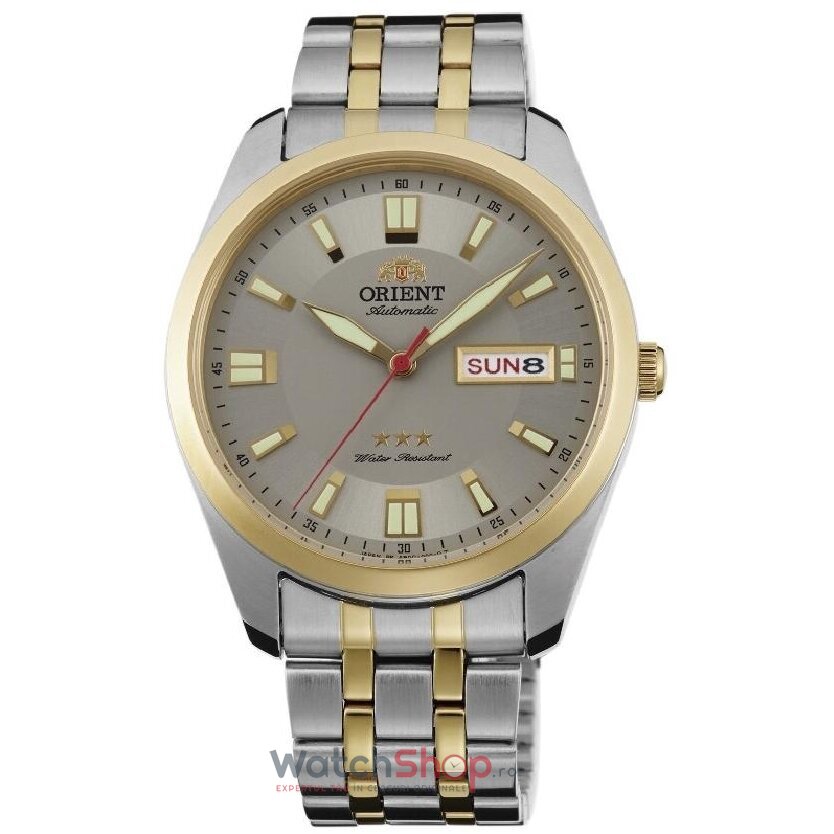 Ceas Barbatesc Elegant Orient Gri THREE STAR RA-AB0027N19B Automatic Original cu Comanda Online