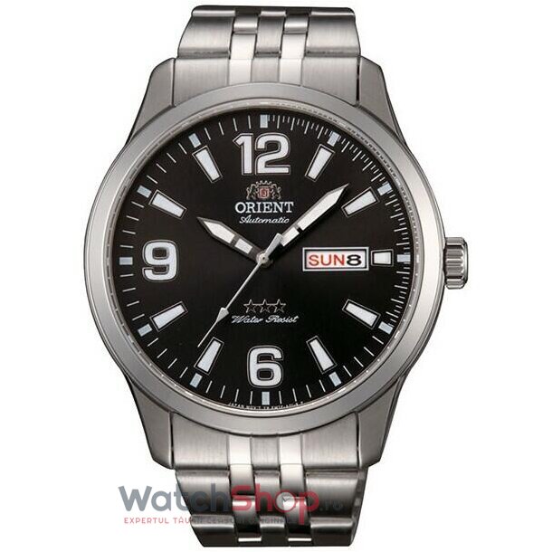 Ceas Orient Barbatesc Elegant Negru THREE STAR RA-AB0007B19B Automatic Original cu Comanda Online